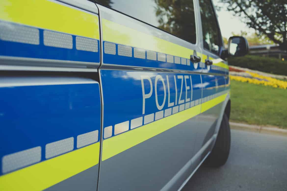 A photo of a police car