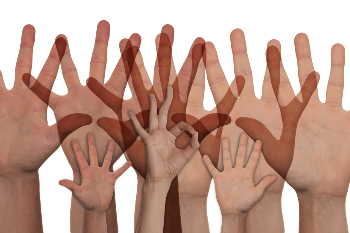 volunteer, hands, voluntarily