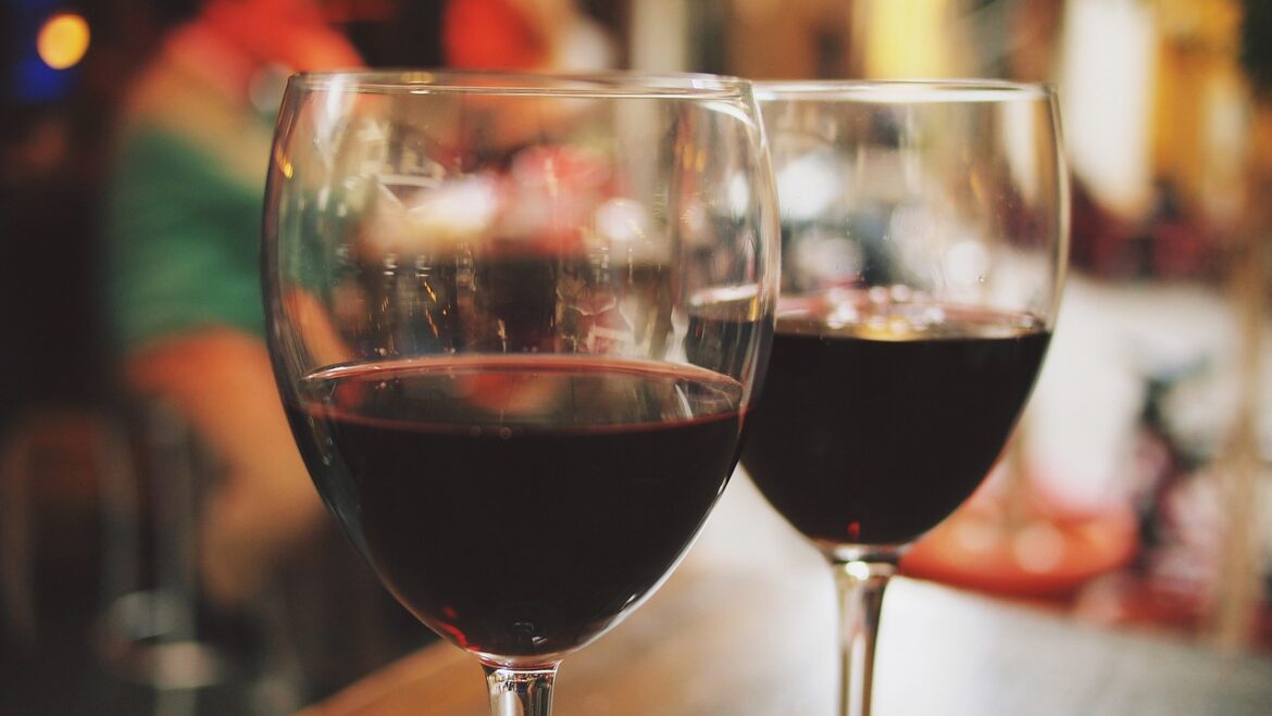 wine, glasses, outdoor