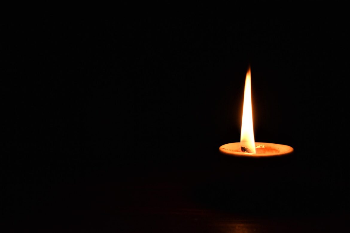 candlelight, glow, flame