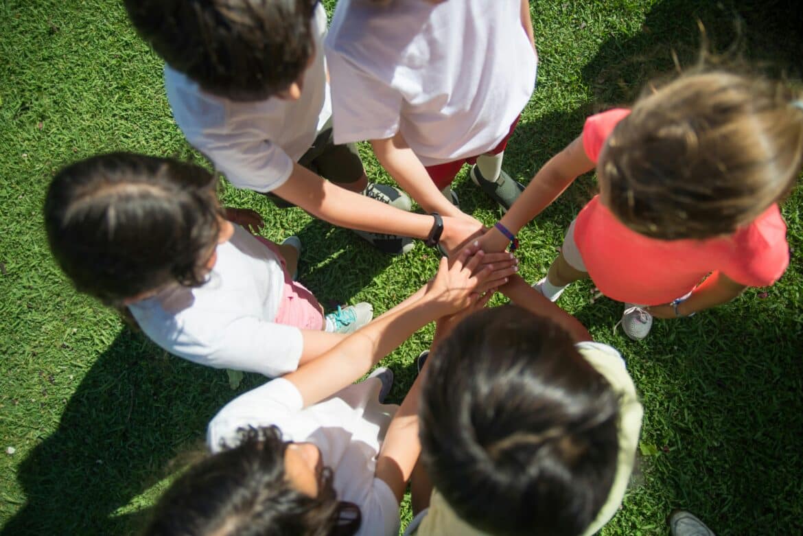 Children having an activity together