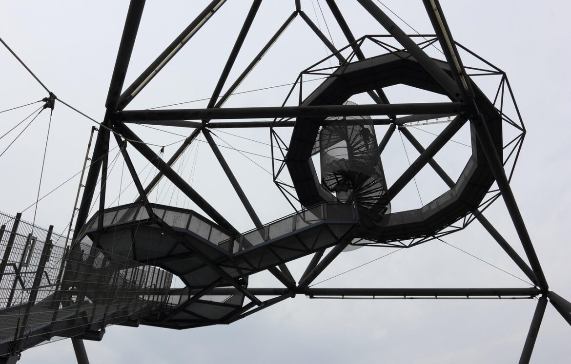 germany, bottrop, tetraeder, viewing, platform, ruhrgebiet, architecture, nordrhein-westfalen, landmark